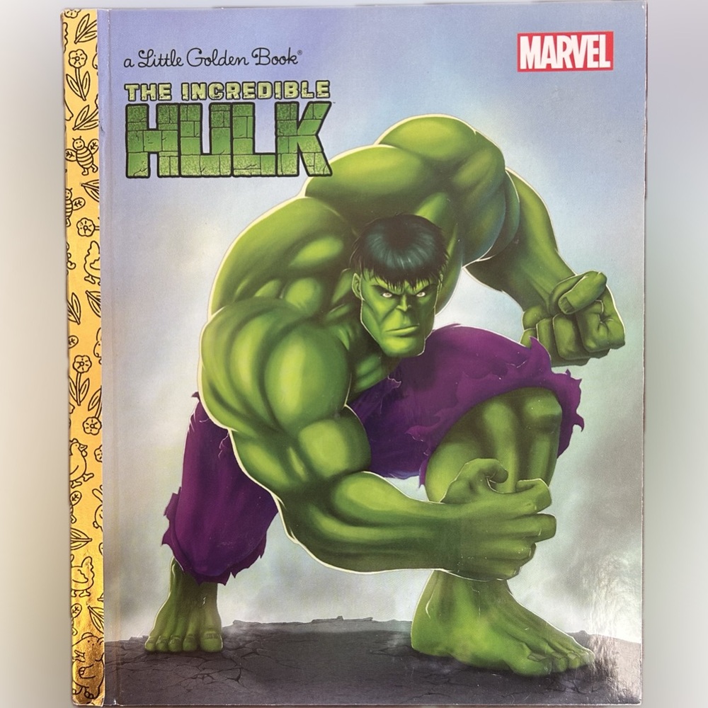 BUNDLE & SAVE🎉 The Incredible Hulk! Little Golden Book